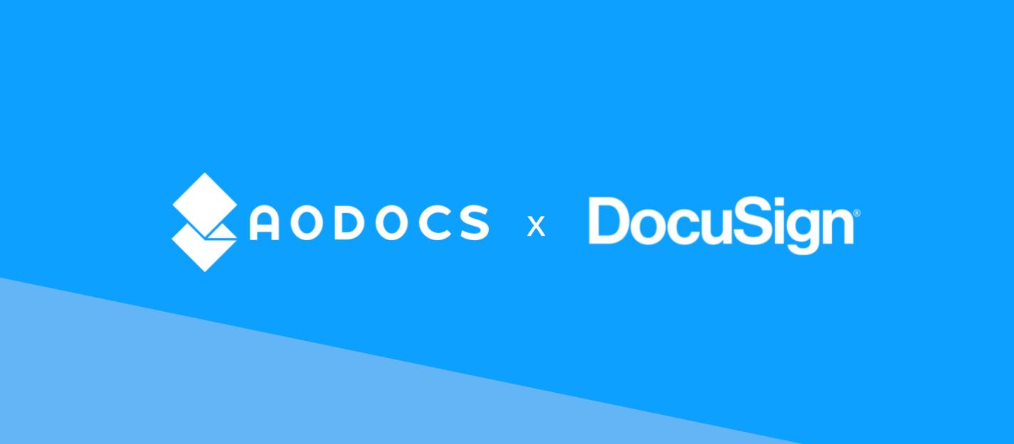 Simplify your e-signature process with AODocs & DocuSign 