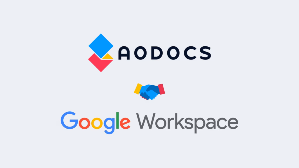 Google Workspace and AODocs partnership