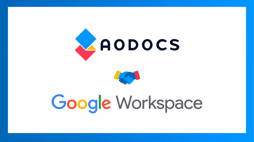 Google Workspace and AODocs partnership